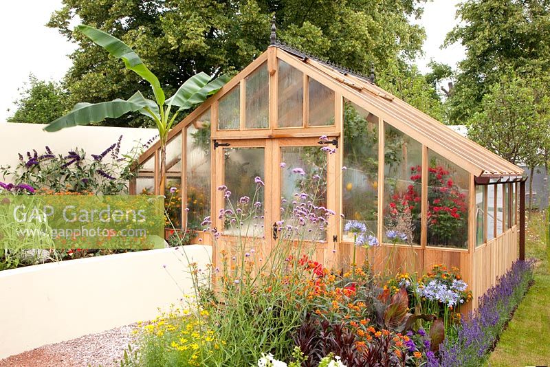 Wooden greenhouse