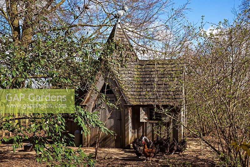 The Gothic Chicken House, Highgrove,  April 2013