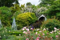 Rose garden, Borde Hill, Sussex.