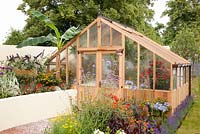 Wooden greenhouse