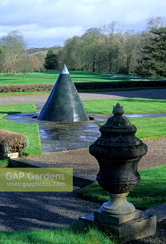 Water feature at Antony House, Cornwall