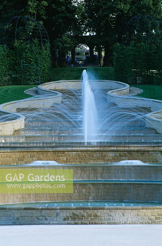 The Grand Cascade in The Alnwick Garden, Northumberland 