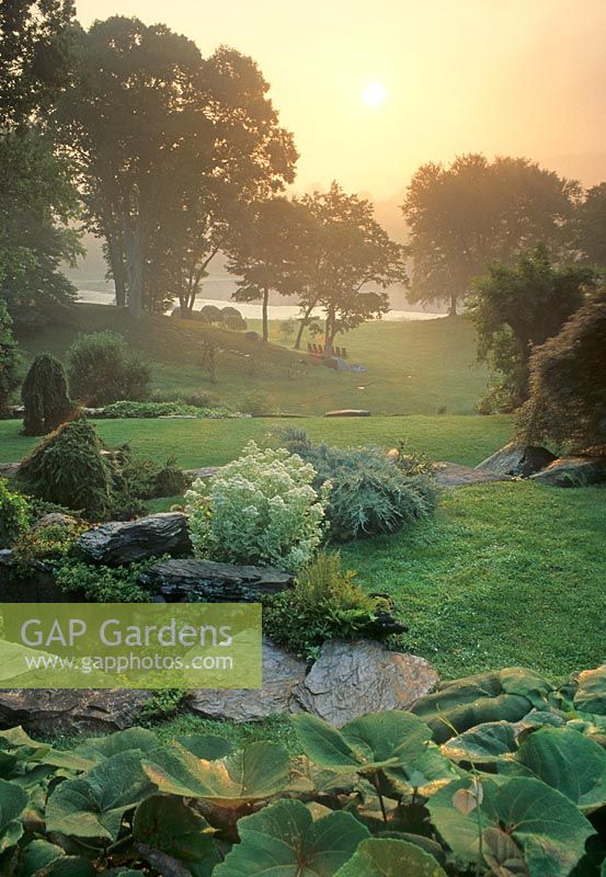 Atmospheric garden - Innisfree, Milbrook, New York State USA 