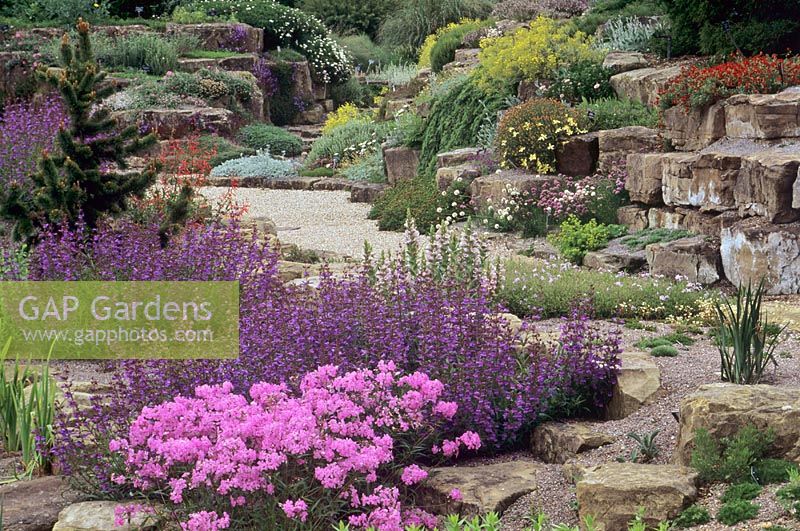 Rock garden at Kew Gardens, Richmond