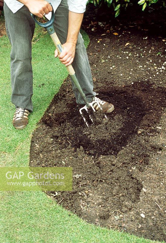 Digging in organic matter