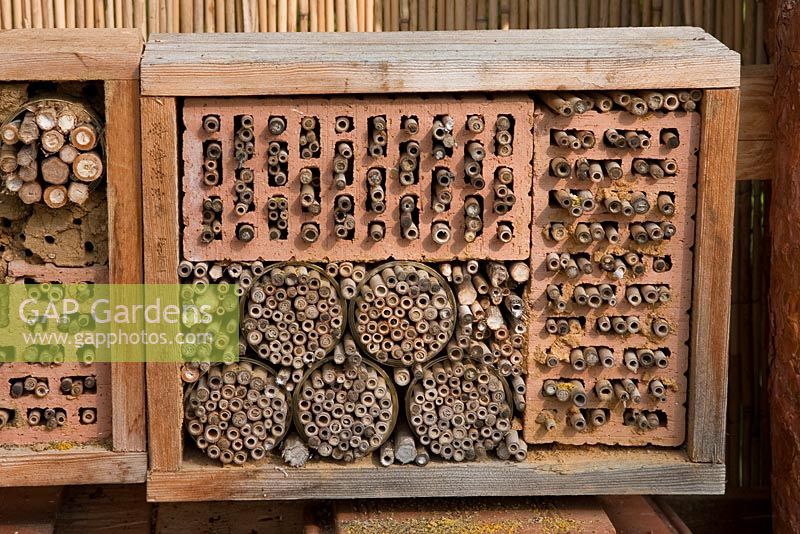 An insect hotel,