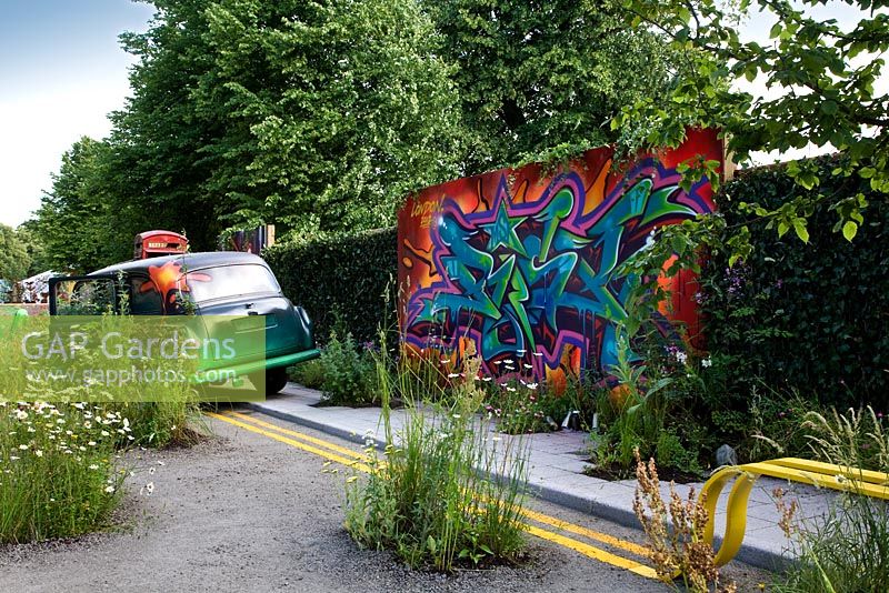 Community garden project - 'A Riot of Colour' - RHS Hampton Court Flower Show 2012 
