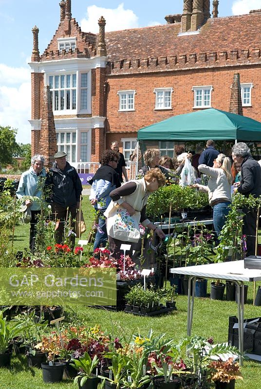 Plant Fair in grounds of Helmingham Hall, Suffolk for the NCCPG