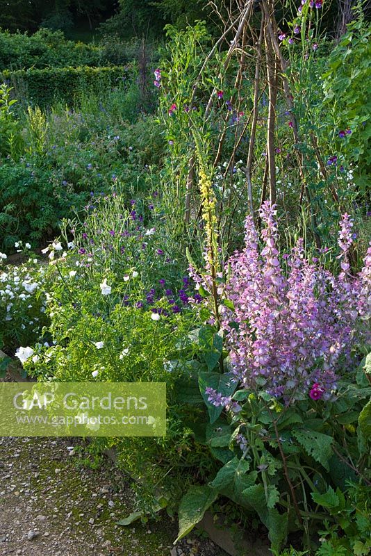 The kitchen garden. Painswick Rococo Garden, Gloucestershire 