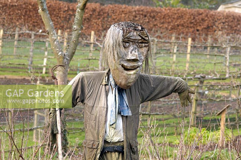 Scarecrow at Painswick Rococo Garden