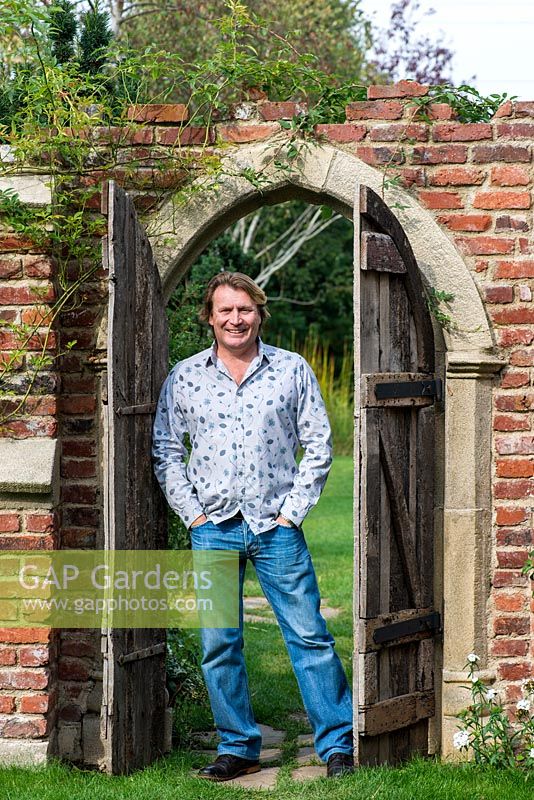 David Domoney, a garden designer, garden author and TV gardener on ITV's Love Your Garden. Photographed at Capel Manor Gardens.