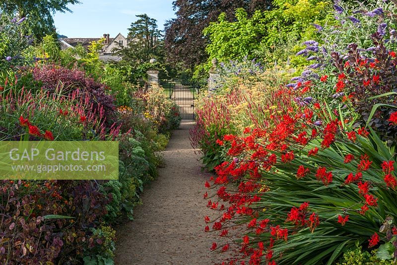 Entrance borders at Parham in Sussex