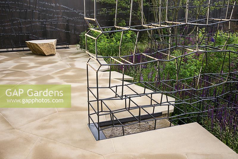 The Breaking Ground garden at the RHS Chelsea Flower Show 2017. Sponsor: Darwin Property Investment Management Ltd. Designers: Andrew Wilson and Gavin