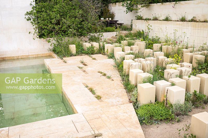 The M and G Garden at the RHS Chelsea Flower Show 2017. Sponsor: M and G Investments. Designer: James Basson. Awarded a Gold Medal and Best Show Garden. Insp
