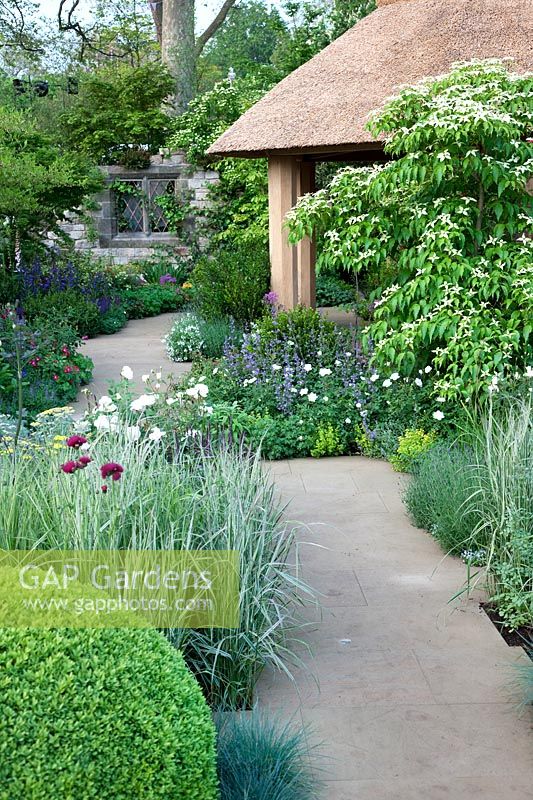 Garden design with gazebo