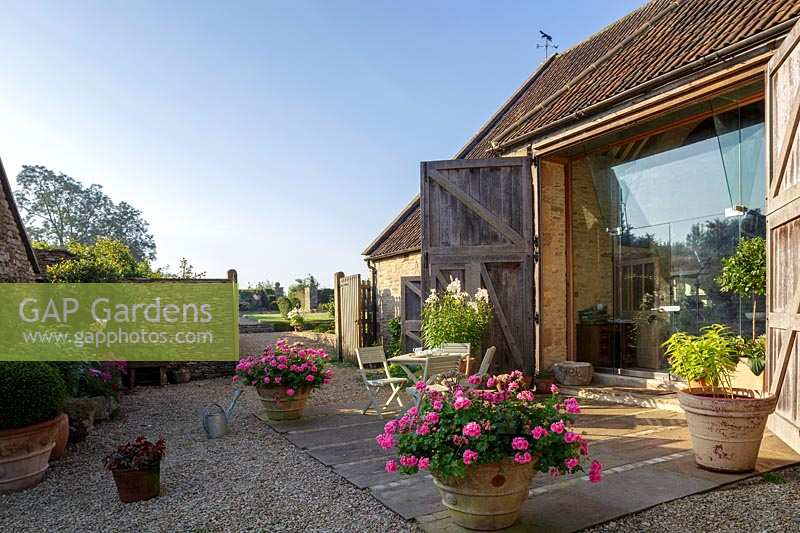 Barbara Stockitts garden at West Kington, Wiltshire