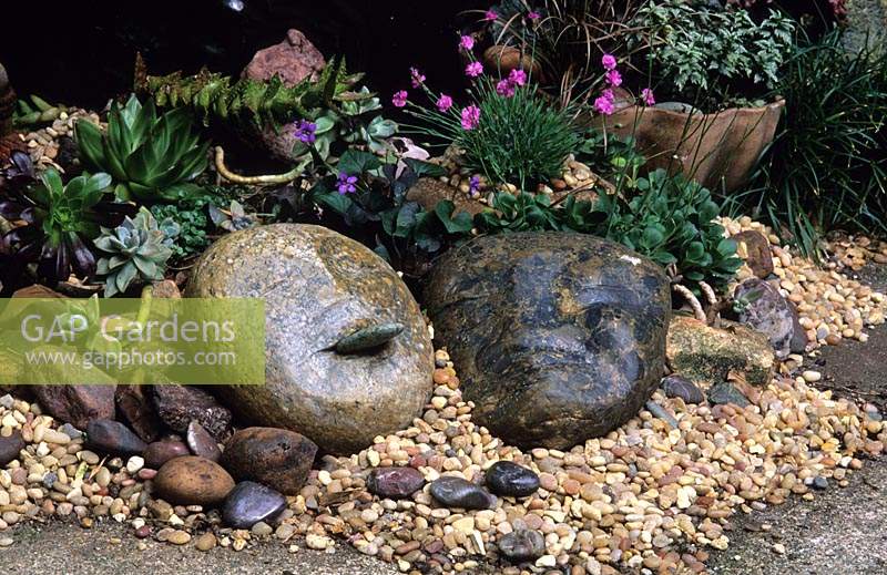 Fair Oaks San Francisco sculptural stones and pebbles