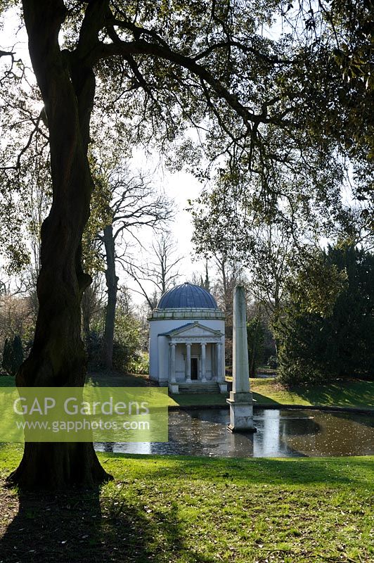 Chiswick House and Gardens, February.