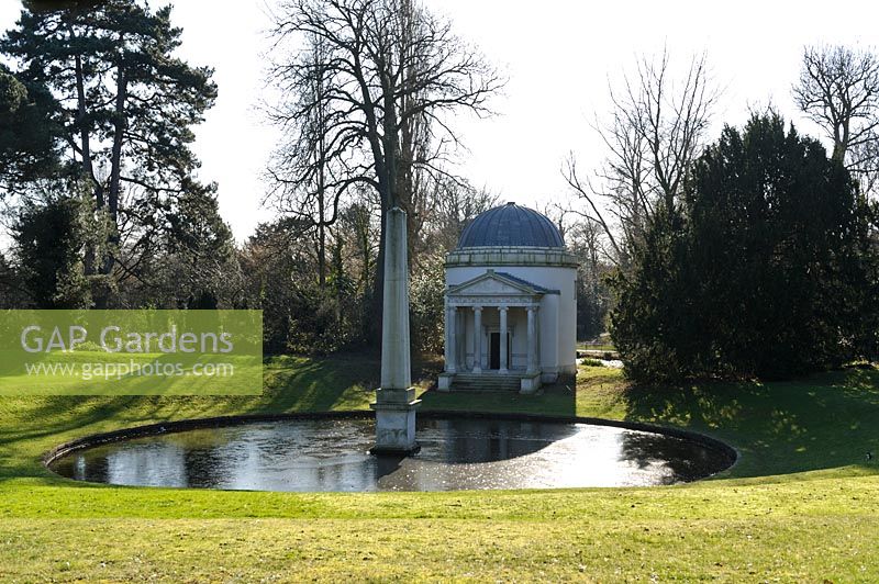Chiswick House and Gardens, February.