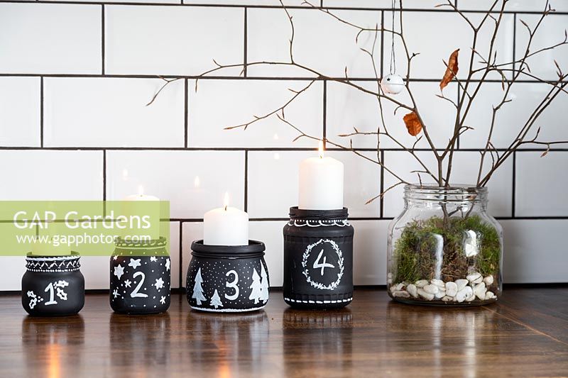 Advent Candle Jars
