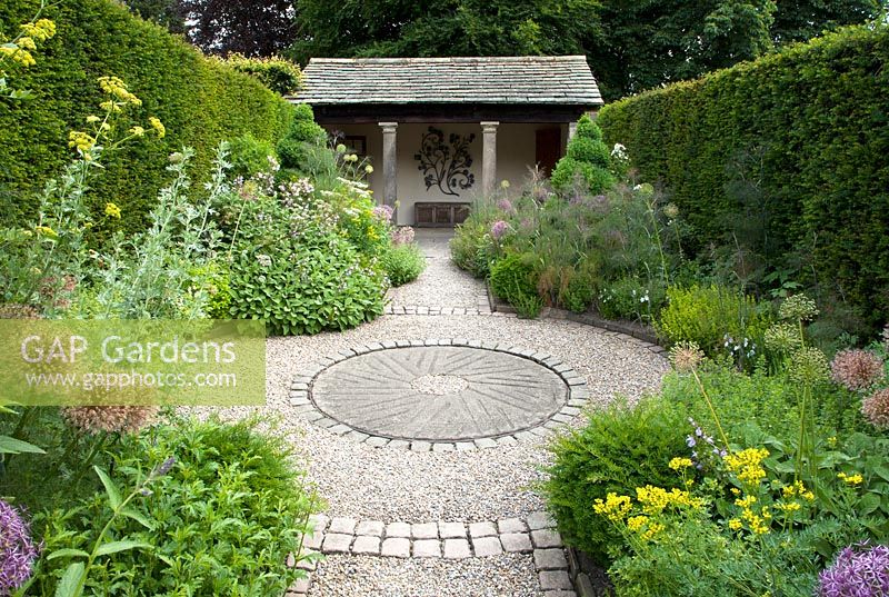 The Herb Garden, York Gate, Leeds, Yorkshire, UK. 