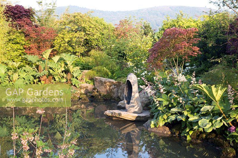 At One With A Meditation Garden - Howle Hill Nursery, Designer Peter Dowle, RHS Malvern Spring Festival 2017.