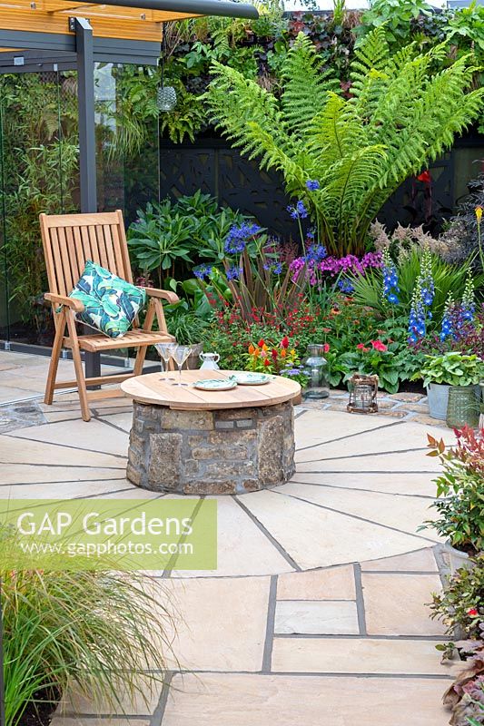 Jungle Fever garden, RHS Tatton park Flower Show, 2018.