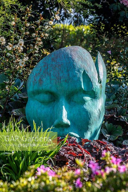 Outdoor sculpture exhibition at Borde Hill, Sussex, UK.