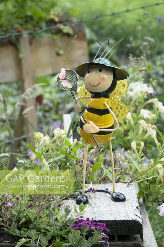 Bumble bee puppet.