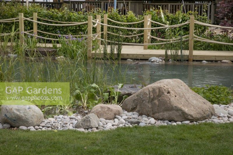 The Living Landscape - A Nostalgic Condition show garden at BBC Gardener's World Live 2022