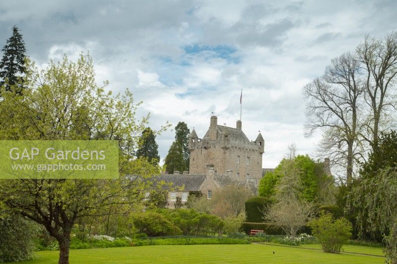 Cawdor Castle and Gardens in spring.