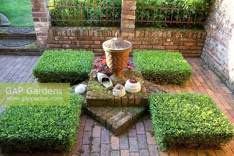 Formal sunken garden 