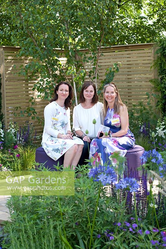 Garden designers ,Claire Moreno,Wendy von Buren, Amy Robertson 