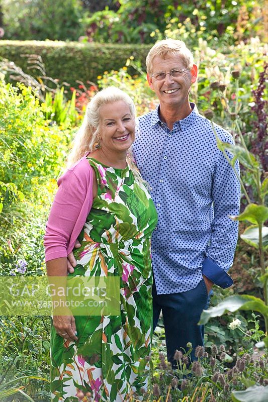Garden owner, Marianne Greiner, Frans Meijer 