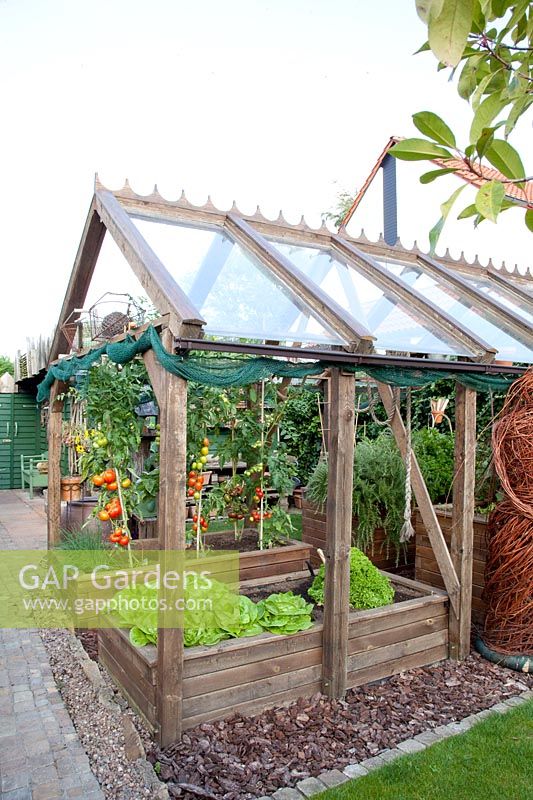 Open greenhouse construction 