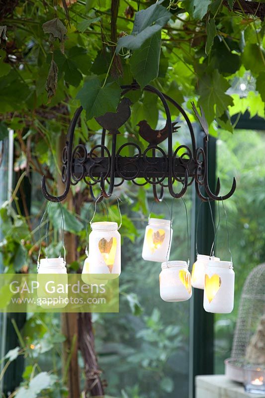 Lanterns on a herb crown 