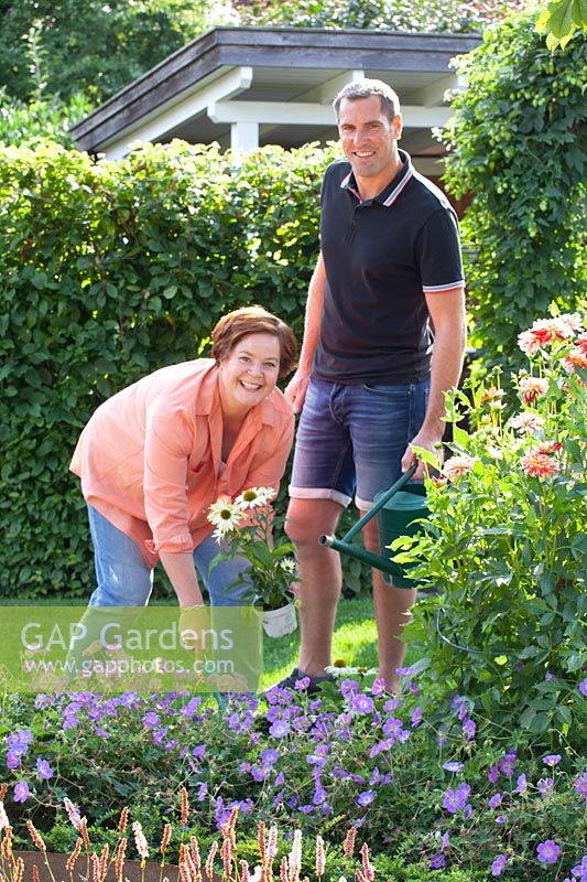 Garden owners, owners, Anja and Carsten Stovermann 