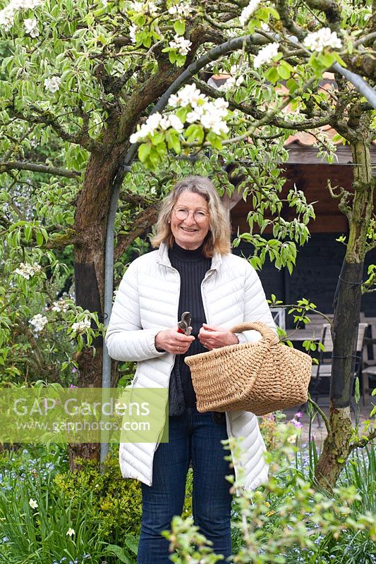 Garden owner Thea van Maldegem 