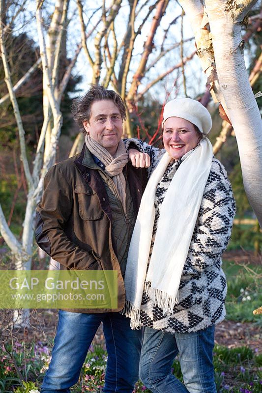 Garden owner, Trudy Desmet, Olivier Vico 