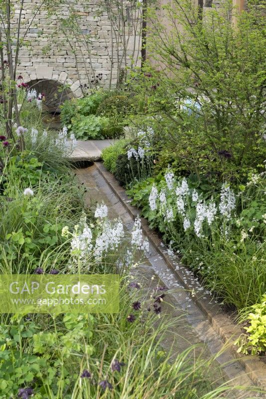 The Cotswold Garden at RHS Malvern Spring Festival 2024. Designed by Mark Draper Graduate Gardeners Ltd