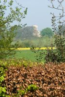 View of fields on the edge of the Wimpole Hall Estate, Cambridgeshire. 
