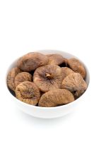 Dried figs in bowl - Ficus carica 