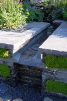 A water rill in the Chetwoods Garden, Chelsea 2007