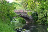 Eleanors Bridge over river at Minterne, Minterne Magna, Dorchester, Dorset