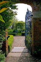 Gateway to walled garden - Moor Place, Much Hadham, Hertfordshire 