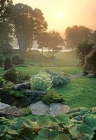 Atmospheric garden - Innisfree, Milbrook, New York State USA 