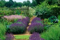 Contemporary country style garden - Jardin Plume, Auzonville, Nr Rouen, France