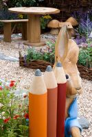 Challock Primary School Literacy Garden - RHS Hampton Court Flower Show 2008 