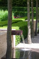 Water feature in The Laurent-Perrier Garden, Sponsored by Champagne Laurent-Perrier - Gold medal winner at RHS Chelsea Flower Show 2009