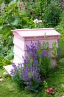 Painted beehive - RHS Hampton Court Flower Show 2010